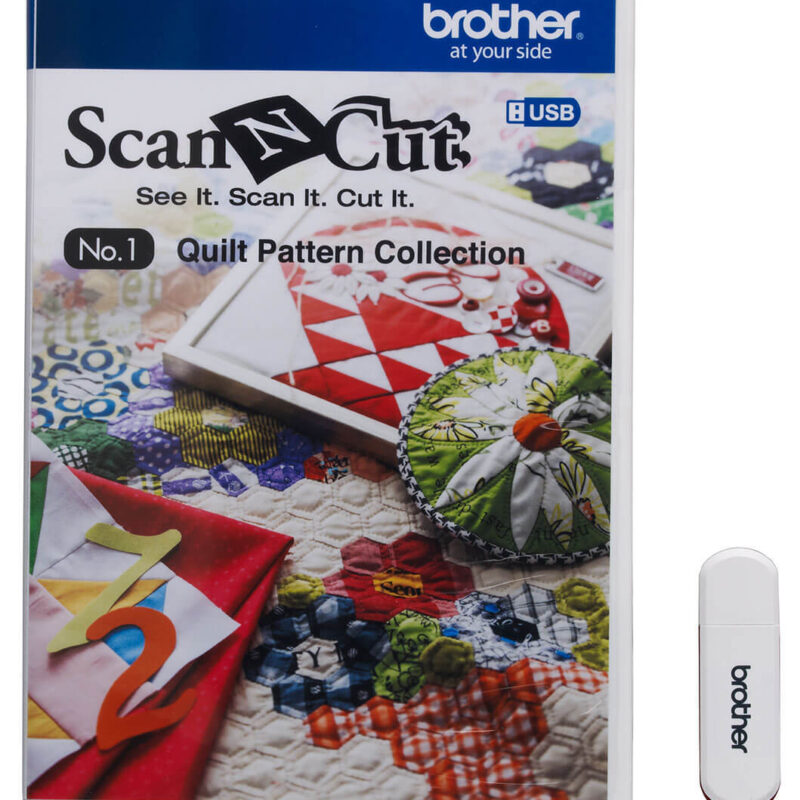 Nr. 1 Quilt Snijpatronen Collectie voor de Brother ScanNCut