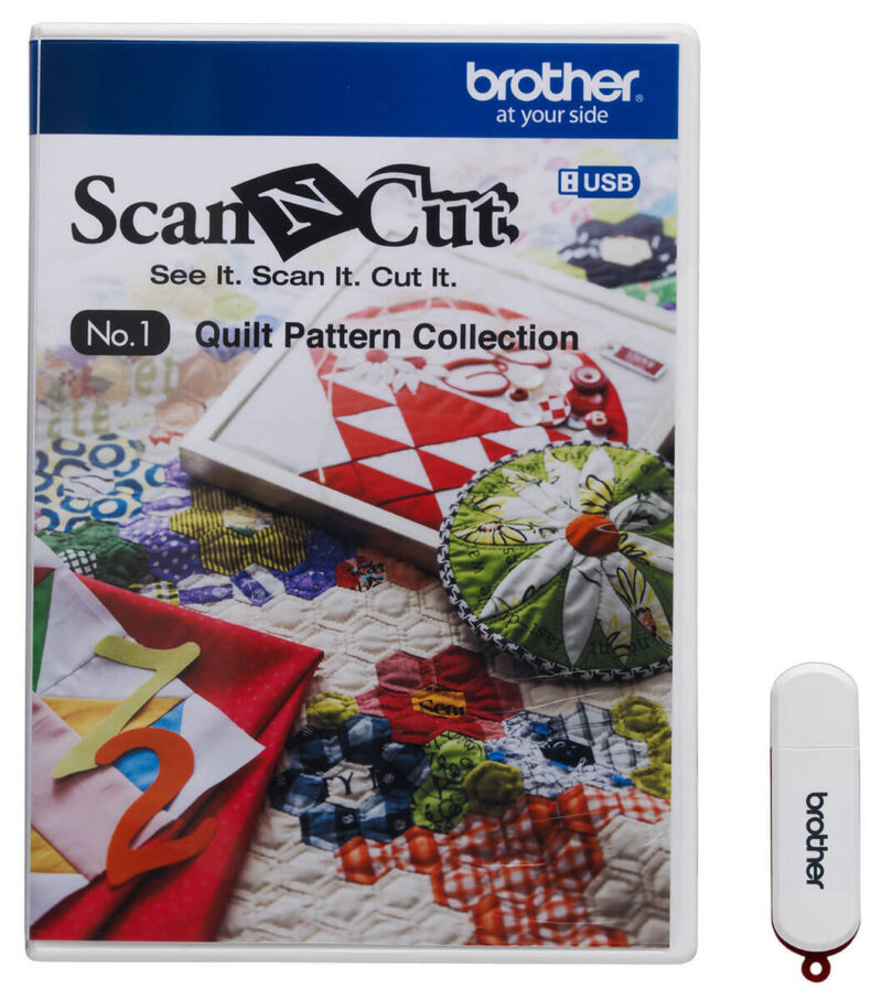 Nr. 1 Quilt Snijpatronen Collectie voor de Brother ScanNCut