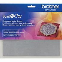 Embossing Metaalfolie voor de Brother ScanNCut - Zilver