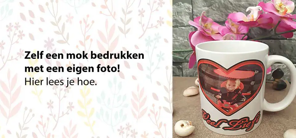 Zelf een mok bedrukken met foto, zo moet het!