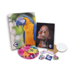 Breed assortiment van sublimatie artikelen.